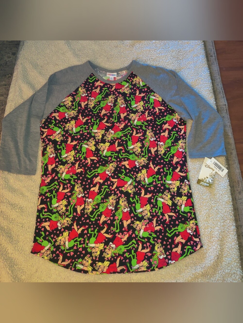 Women's Lularoe Disney Collection "Randy" Shirt Size XL
